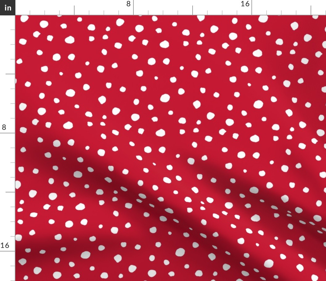 large scale dots - red