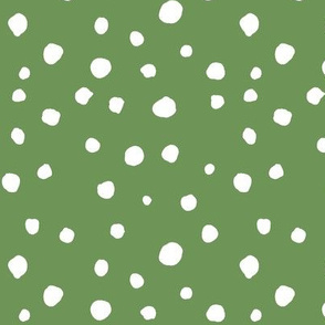 large scale dots - green