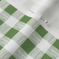 buffalo check - green - large scale