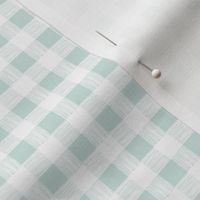 gingham - pale blue