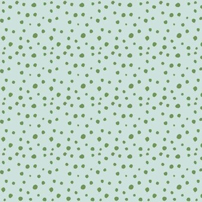 dizzy dots in blue and green