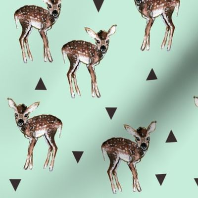 Fawns + Triangles - Mint