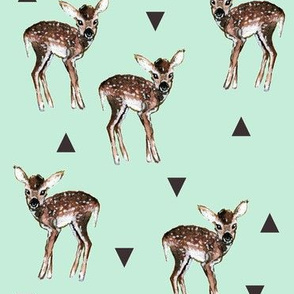 Fawns + Triangles - Mint