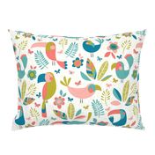 Tropical Island // by petite_circus // mint pink // kids baby nursery // 