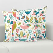 Tropical Island // by petite_circus // mint pink // kids baby nursery // 