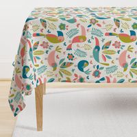 Tropical Island // by petite_circus // mint pink // kids baby nursery // 