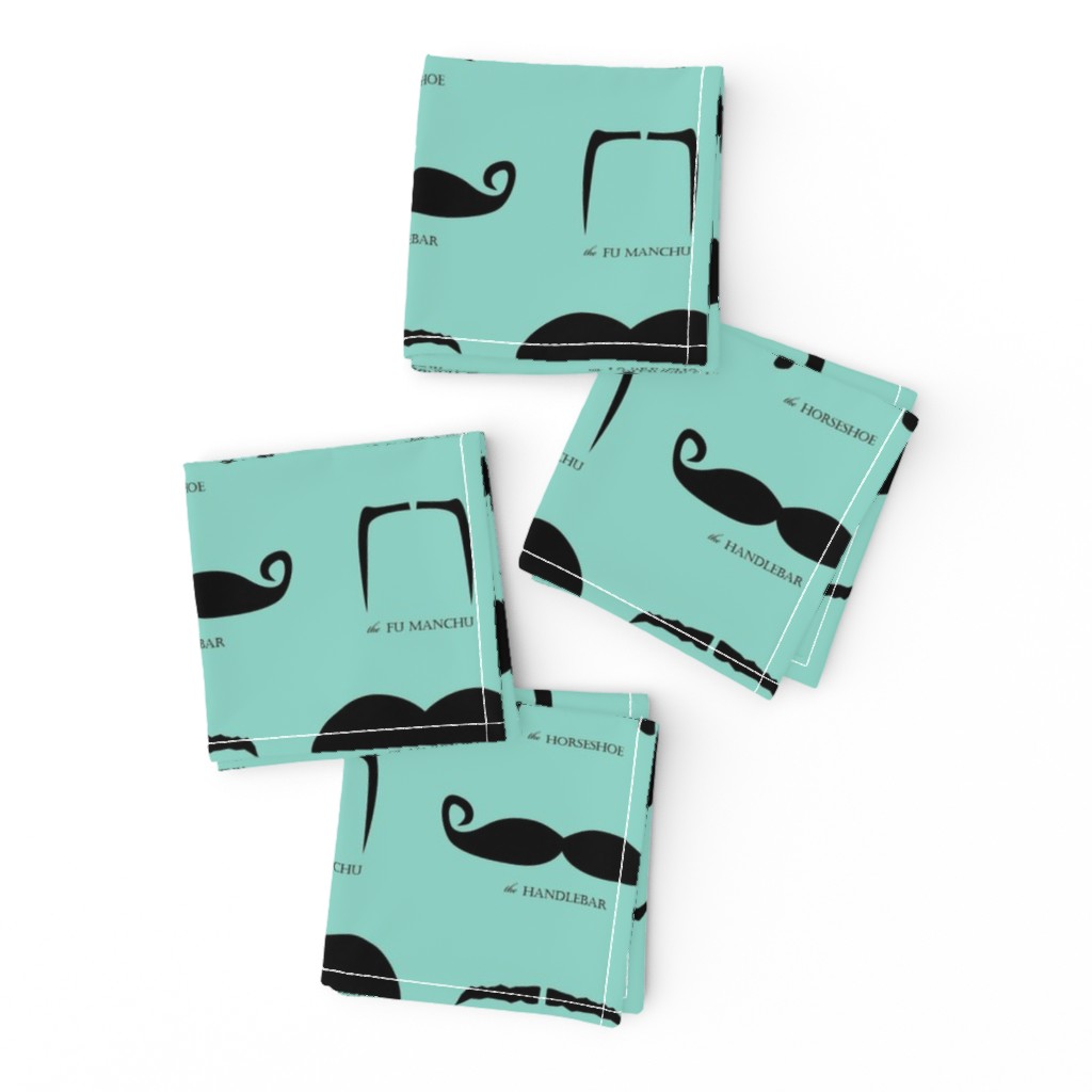 mustache gallery- blue