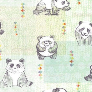 Panda Cubs by Friztin