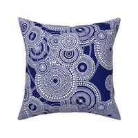 Dreamtime - White on Navy