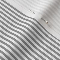 narrow stripes in grey and white