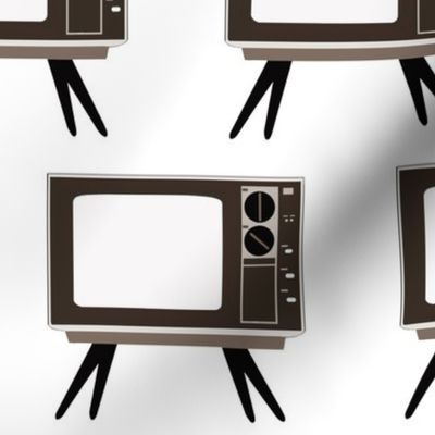 Retro TV - White Background