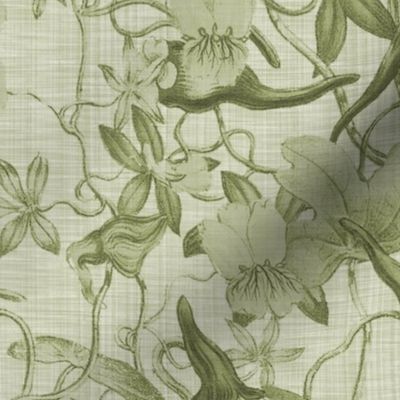 Gracious Abundance ~ Green Linen Luxe 