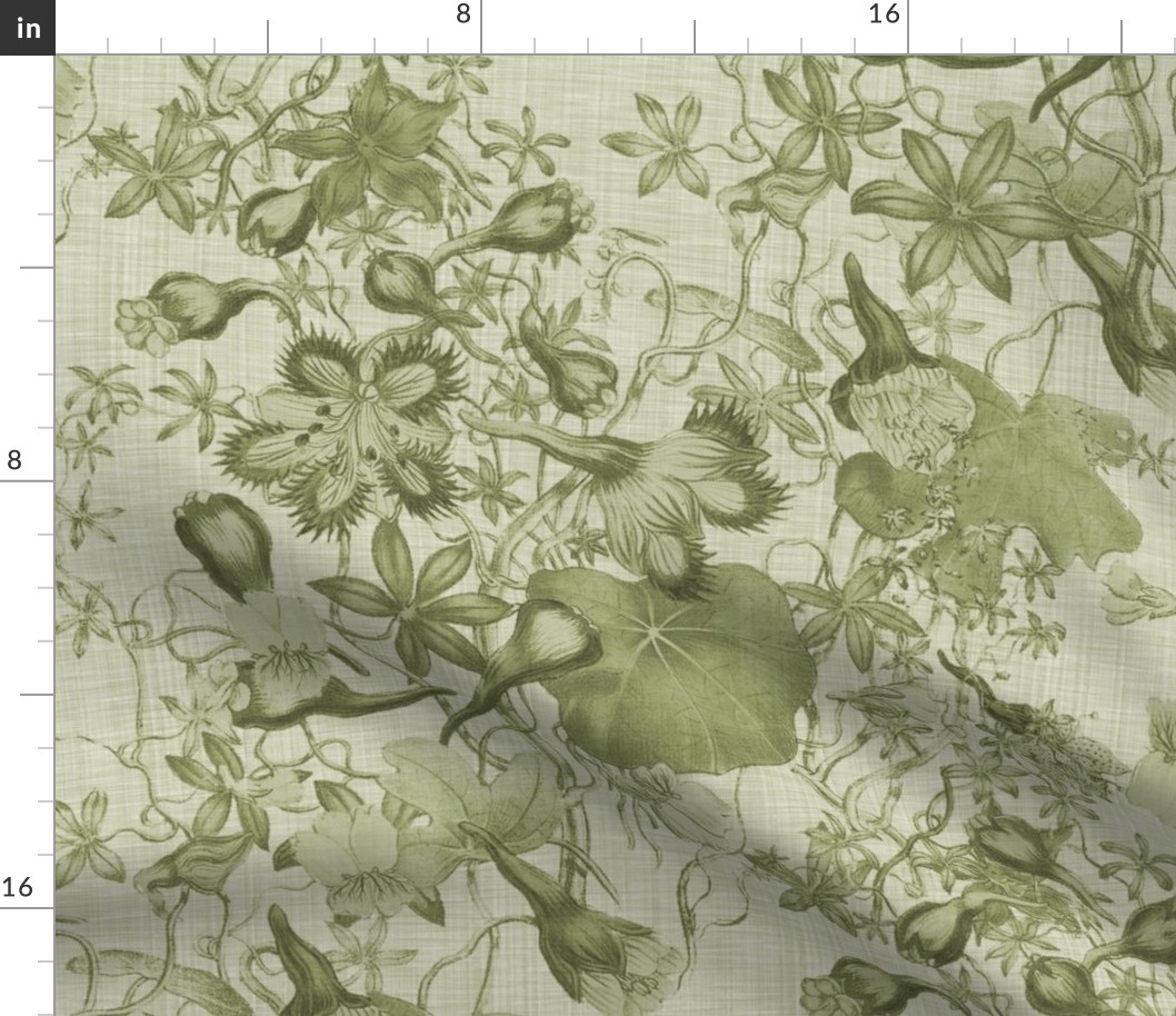 Gracious Abundance ~ Green Linen Luxe 