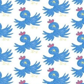 Kitty Litter Blue Birdies