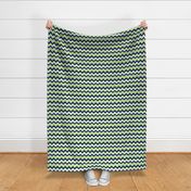 Navy Lime Chevron