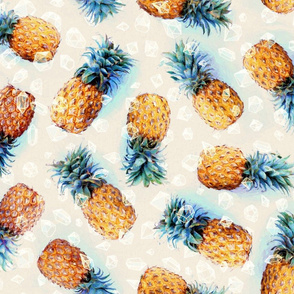 Pineapples + Crystals