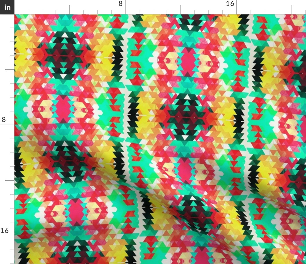 tribal geometric print