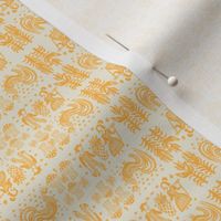 Orange Butterprint Design