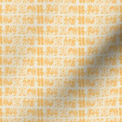 Orange Butterprint Design