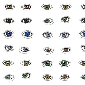 Eyes for Quilting - Medium - Mixed Colours