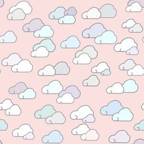 Pink Cloudy Sky 