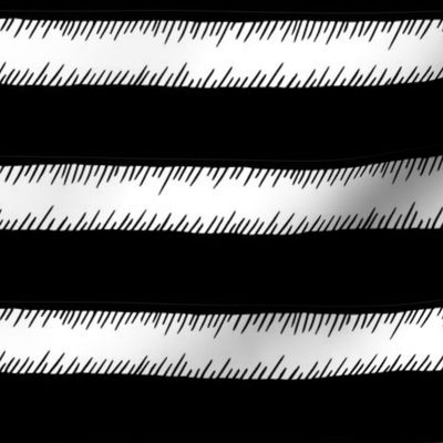 Black and White Adventure Stripe