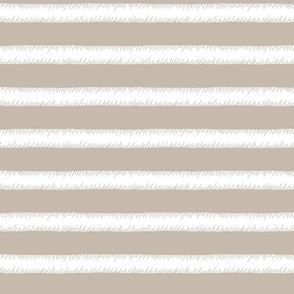 Stone and White Adventure Stripe