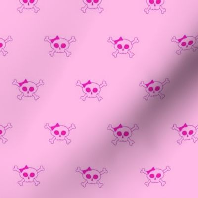 pink mini skulls