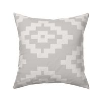 Geometric Kilim  --  Large Repeat in taupe