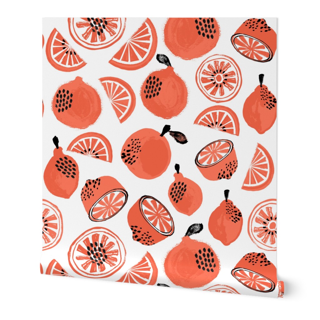 Summer Citrus - Orange/Red by Andrea Lauren