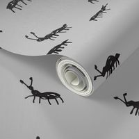 Ants - Slate Grey by Andrea Lauren