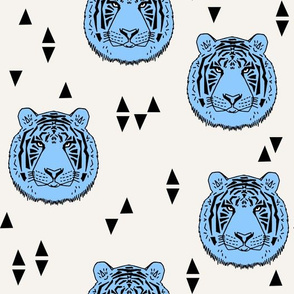 Tiger - Baby Blue by Andrea Lauren