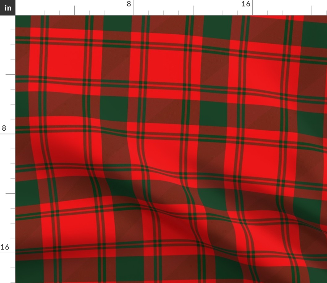 MacQuarrie tartan #1 from 1886, 6" modern green