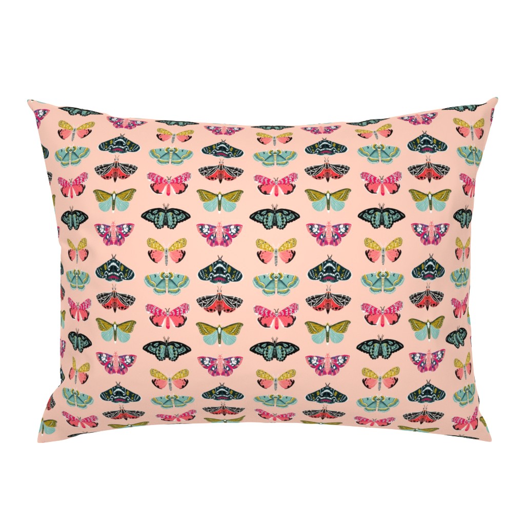 moths // pastel mint insect butterflies spring garden print