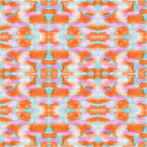 Summer Tangerine Creamsicle Pattern 