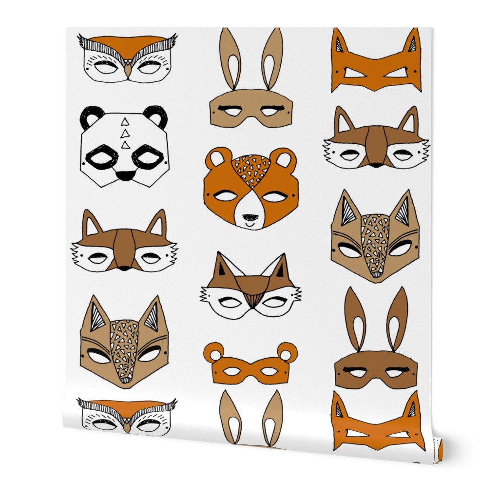 fox mask // owl mask animal masks panda cute animals