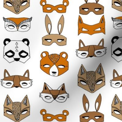 fox mask // owl mask animal masks panda cute animals