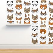 fox mask // owl mask animal masks panda cute animals