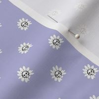 Skull Daisies on Lavender