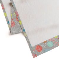 Retro Flower Polka