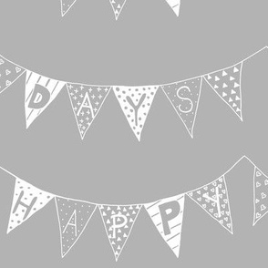 Happy Days Bunting Greyling