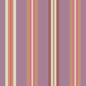 Terracotta twilight vertical stripe by Su_G_©SuSchaefer