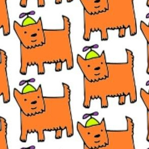 Happy Orange Terriers