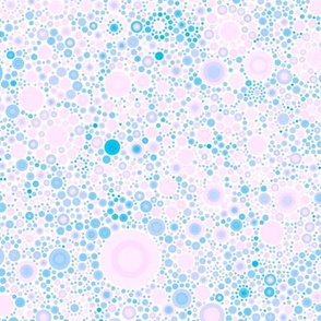 Spotty Dotty Pastel Pink and Blue