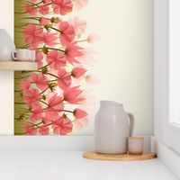 floral meadow border print