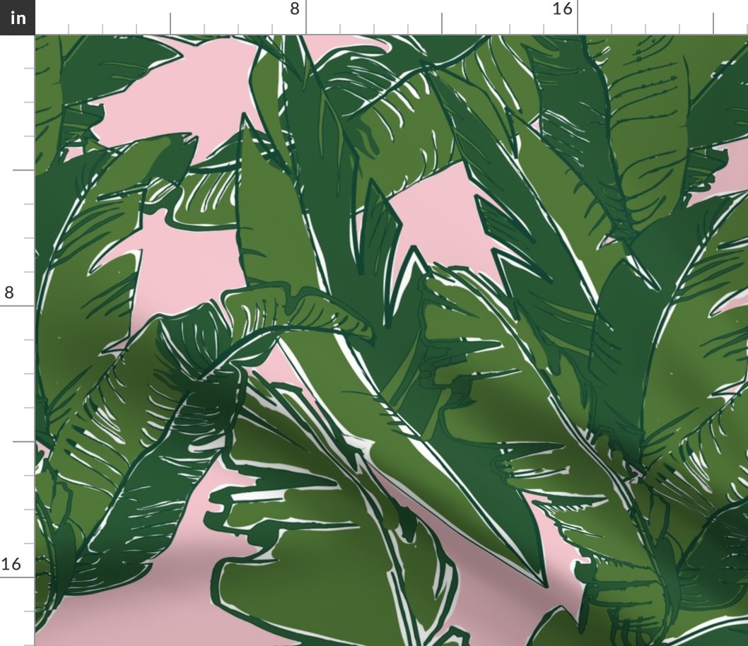 Leaves Bananique in Pink Conch