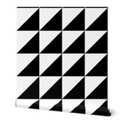 white black half triangle | pencilmeinstationery.com