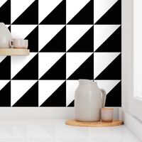 white black half triangle | pencilmeinstationery.com