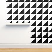 white black half triangle | pencilmeinstationery.com