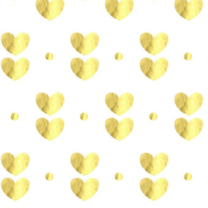 Hearts of Gold and Dots